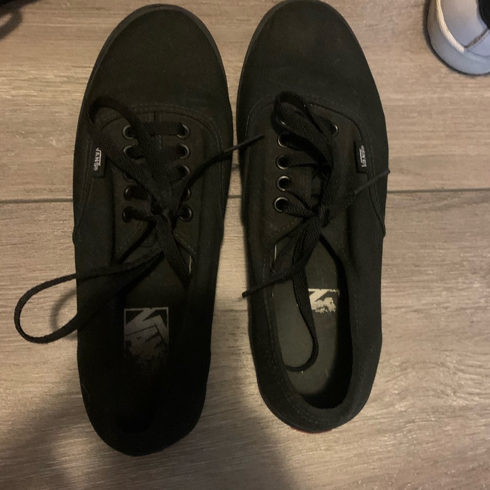 Authentic Black Vans